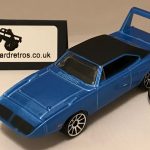 PLYMOUTH ROADRUNNER SUPERBIRD 1970 KEYRING 1/56 SCALE BLUE
