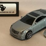 CADILLAC CTS COUPE 2011 KEYRING 1/56 SCALE SILVER