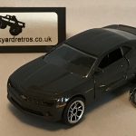 CHEVROLET CAMARO 2012 KEYRING 1/56 SCALE DARK GREY