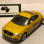 AUDI TT MK1 KEYRING / KEYCHAIN 1/56 SCALE YELLOW