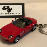 BMW Z8 KEYRING / KEYCHAIN 1/72 SCALE RED