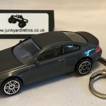 BMW 6 SERIES 645Ci KEYRING / KEYCHAIN 1/56 SCALE GUNMETAL GREY