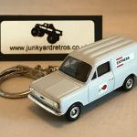 BEDFORD HA VAN CLASSIC KEYRING / KEYCHAIN 1/76 SCALE LIGHT BLUE