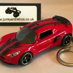 LOTUS EXIGE KEYRING / KEYCHAIN 1/56 SCALE RED