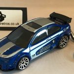 FORD FOCUS SALOON TOURING CAR  CAR KEYRING / KEYCHAIN 1/56 BLUE