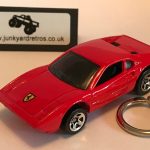 FERRARI 308 KEYRING / KEYCHAIN 1/56 SCALE RED
