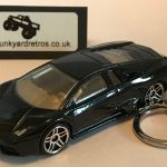 LAMBORGHINI REVENTON KEYRING / KEYCHAIN 1/56 SCALE BLACK