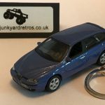 ALFA ROMEO 156 TOURER KEYRING / KEYCHAIN 1/72 SCALE BLUE
