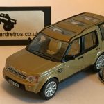 LAND ROVER DISCOVERY 4 KEYRING / KEYCHAIN 1/76 SCALE GOLD