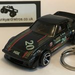 MAZDA RX7 RX-7 KEYRING / KEYCHAIN 1/56 SCALE BLACK NO 20