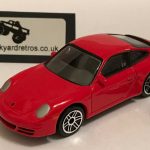 PORSCHE 911 997 SERIES KEYRING / KEYCHAIN 1/56 SCALE RED