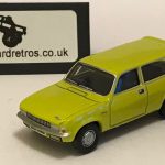 AUSTIN ALLEGRO CLASSIC ESTATE KEYRING / KEYCHAIN 1/76 SCALE YELLOW