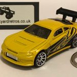 NISSAN SILVIA S 15 COUPE KEYRING / KEYCHAIN 1/56 SCALE YELLOW