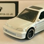 HONDA CIVIC EF 1990 KEYRING / KEYCHAIN 1/56 SCALE WHITE
