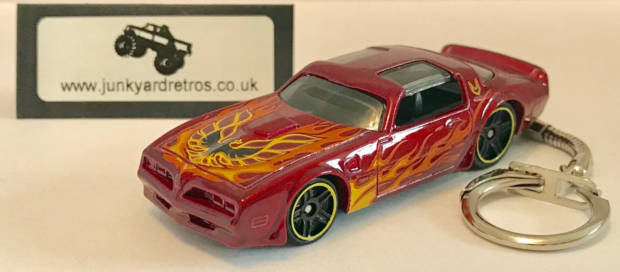 Pontiac Trans Am 1977 1_56 METALLIC RED with FLAMES