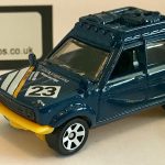 Datsun 510 Rally 1970 Classic Keyring Keychain 1/56 Scale BLUE