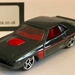 Dodge Challenger 1970 Keyring Keychain 1/56 Scale BLACK