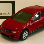 Honda Civic 2017 Keyring Keychain 1/56 Scale RED