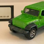 Jeep Wrangler 2018 5 Door LWB 1/56 Scale Keyring Keychain GREEN