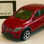 Mercedes Benz GLE Coupe Keyring Keychain 1/56 Scale METALLIC RED