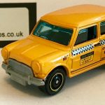 Mini Cooper 1964 Classic Taxi Cab Keyring Keychain 1/56 Scale YELLOW