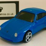 Porsche 911 Carrera 1996 Keyring Keychain 1/56 Scale BLUE
