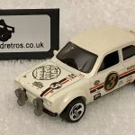 FORD ESCORT MK1 RS1600 1970 HW NO.3 KEYRING / KEYCHAIN 1/56 SCALE WHITE