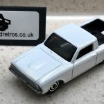Ford Ranchero 1961 Pick Up KEYRING / KEYCHAIN 1/56 SCALE WHITE