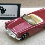 Ford Thunderbird 1957 MB KEYRING / KEYCHAIN 1/56 SCALE DUSKY PINK