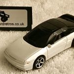 SUBARU SVX 1995 MB KEYRING / KEYCHAIN 1/56 SCALE WHITE with BLACK roof