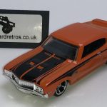 BUICK GSX 1970 KEYRING 1/56 SCALE ORANGE