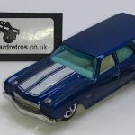 CHEVROLET CHEVELLE SS WAGON 1970 KEYRING 1/56 SCALE BLUE