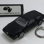 DMC DELOREAN KEYRING 1/56 SCALE BLACK