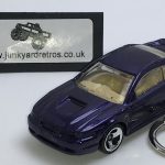 FORD MUSTANG 1999 HW KEYRING / KEYCHAIN 1/56 SCALE PURPLE