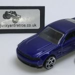 FORD MUSTANG GT 2010 KEYRING / KEYCHAIN 1/56 SCALE BLUE