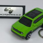 Jeep Renegade 2019 Keyring Keychain 1/56 Scale GREEN