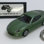ASTON MARTIN DB7 KEYRING / KEYCHAIN 1/72 SCALE LIGHT GREEN