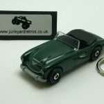 AUSTIN HEALEY 3000 MK2 1963 CLASSIC MB KEYRING / KEYCHAIN 1/56 SCALE BR GREEN