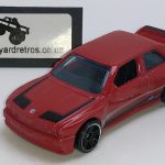 BMW M3 SERIES E30 COUPE KEYRING / KEYCHAIN 1/56 SCALE RED