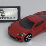 CHEVROLET CORVETTE C8 2020 KEYRING / KEYCHAIN 1/56 SCALE RED