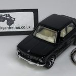 BMW CLASSIC 2002 1969 Keyring Keychain 1/56 Scale BLACK