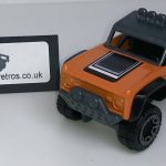 FORD BRONCO CUSTOM OFF ROADER KEYRING / KEYCHAIN 1/56 SCALE ORANGE