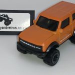 FORD BRONCO 2021 KEYRING / KEYCHAIN 1/56 SCALE ORANGE