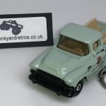 GMC Step Side 1957 CLASSIC PICK UP TRUCK KEYRING / KEYCHAIN 1/56 SCALE PALE GREEN