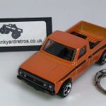 Mazda Repu CLASSIC PICK UP TRUCK KEYRING / KEYCHAIN 1/56 SCALE ORANGE