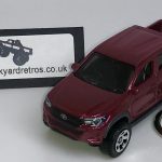 TOYOTA HILUX HI LUX PICK UP TRUCK KEYRING / KEYCHAIN 1/56 SCALE MET RED