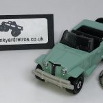 JEEP Willys Jeepster 1948 Keyring Keychain 1/56 Scale PALE GREEN