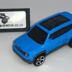 Jeep Renegade 2019 Keyring Keychain 1/56 Scale BLUE