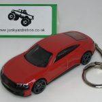 AUDI RS E-TRON GT KEYRING KEYCHAIN 1/56 RED