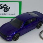Dodge Charger 2018 Keyring Keychain 1/56 PURPLE